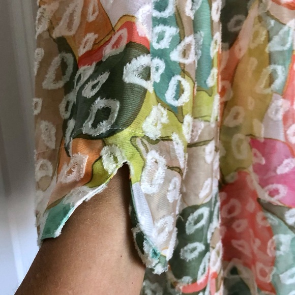 ALFRED DUNNER WOMEN'S TOP PLUS SIZE 2X V-NECK ABSTRACT ANIMAL PRINT TUNIC PS210 - Picture 5 of 9